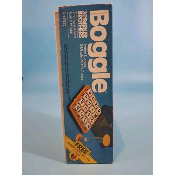 Vintage 1983 Parker Brothers Boggle Game With Challenge Cube Complete - Picture 3 of 9